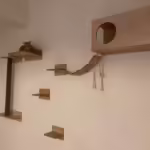 cat wall cat scratcher cat shelf , catification